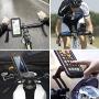 Waterproof Bike Phone Mount, Adjustable Motorcycle Phone Mount Phone Bag for iPhone 11 Pro Max 11/SE/XR/XS Max/8/7 Plus, Galaxy S20/ S10 Note 10 and More