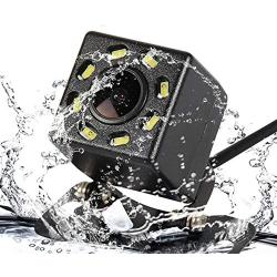 Waterproof Reversing Camera, Backup Camera for Car, HD 8 Night Vision Rear View Camera, Suitable for 12V Wired Screen, 170° Wide Angle, Waterproof IP68