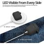 Hamile Compatible with AirPods Case [Front LED Visible] Soft Silicone Protective Cases Cover Skin Designed for Apple AirPod 2 & 1, Women Men, with Keychain (Black)