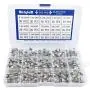 300 Pcs MCIGICM 5 x 20mm Fast-Blow Glass Fuse Assortment, 250V 0.1A/ 0.25A/ 0.2A/ 0.5A/ 1A/ 1.5A/ 2A/ 3A/ 4A/ 5A/ 8A/ 10A/ 12A/ 15A/ 20A Tube Fuses, 15 Values
