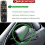 Power Window Switch Front Left Driver Side for Mercedes-Benz W164 W251 R320 R350 R500 GL320 GL350 GL450 GL550 (Cream)