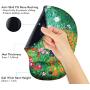 Gustav Klimt Flower Garden Ergonomic Design Mouse Pad with Wrist Support. Gel Hand Rest. Matching Microfiber Cleaning Cloth for Glasses, Cars & Electronics. Mouse Pad for Laptop, PC Computer & Mac.
