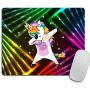 Funny Unicorn Mouse Pad, Rectangle Mousepad Custom Design Gaming Mouse Pad Rubber Oblong Mouse Mat