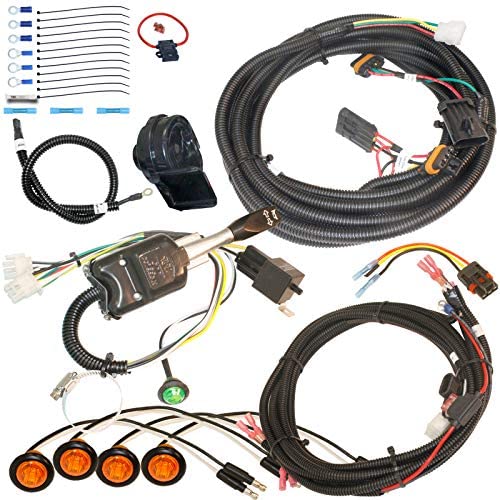 MCSADVENTURES Plug and Play Street Legal Turn Signal Kit with Horn and Hazard for 2018+ Polaris Ranger 1000, RZR 900 1000 Pro XP Turbo Turbo S