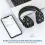 LETSCOM Active Noise Cancelling Headphones, Wireless Over-Ear Headphones, Bluetooth Headphones with Microphone, 35H Playtime, Deep Bass, Comfortable Protein Earpads for Travel Home Office-Black LETSCOM Active Noise Cancelling Headphones, Wireless Over-Ear Headphones, Bluetooth Headphones with Microphone, 35H Playtime, Deep Bass, Comfortable Protein Earpads for Travel Home Office-Black