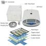 BAOSHISHAN 100g/1mg Lab Scale Precision 0.001g Analytical Electronic Balance Lab Precision Weighing Balance Scales Jewelry Scales Calibrated (100g/1mg)