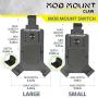 Mob Armor Mob Mount Claw Small Black