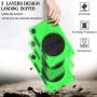 BRAECN Samsung Galaxy Tab S6 Lite 10.4 Case, Heavy Duty Shockproof Case with Hand Strap, Shoulder Strap, Kickstand, S Pen Holder for Galaxy Tab S6 Lite 10.4 Inch SM-P610 SM-P615 2020 Release -Green
