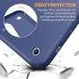 DTTO Mini Case for iPad Mini 3/2/1, (Not Compatible with Mini 5th Generation 2019) Ultra Slim Lightweight Smart Case Trifold Cover Stand with Flexible Soft TPU Back Cover [Auto Sleep/Wake],Navy Blue