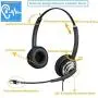 USB Telephone Headset with Noise Cancelling Nuance Dragon Dictation Microphone Computer PC Headset Dual Ear for Skype Chat, Online Learing, Conference Calls, Voice Chat, Softphones Call, Gaming etc