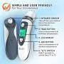 iProven DMT-489 Forehead and Ear Thermometer - Digital Infrared No Contact Thermometer for Adults, Kids and Baby - FSA or HSA Eligible - Color Fever Alarm - 1 Second Temporal, Head and Ear Readings iProven DMT-489 Forehead and Ear Thermometer - Digital Infrared No Contact Thermometer for Adults, Kids and Baby - FSA or HSA Eligible - Color Fever Alarm - 1 Second Temporal, Head and Ear Readings