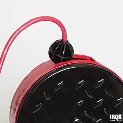 30Ft Retractable Extension Cord Reel with Breaker Switch & 3 Electrical Power Outlets - 16/3 SJTW Durable Red Cable - Perfect for Hanging from Your Garage Ceiling