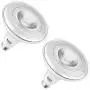 Sunco Lighting 2 Pack PAR38 LED Bulb with Dusk-to-Dawn Photocell Sensor, 15W=120W, 4000K Cool White, 1250 LM, Auto On/Off, Security Spotlight Indoor/Outdoor - UL