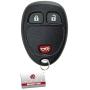 KeylessOption Keyless Entry Remote Control Car Key Fob Replacement for 15913420