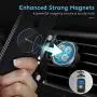 Magnetic Phone Car Mount, Penom Cell Phone Holder for Car Universal Air Vent Magnet Car Phone Mount Fits iPhone 11 Xs Max XR X 8 7 6S 6 Plus and Most Smartphones