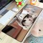 Large Gaming Mouse Pad with Nonslip Base|Extended XXL Size, Heavy|Thick, Comfy, Foldable Mat for Desktop, Laptop, Keyboard, Consoles & More|Enjoy Precise (Baby Cat)