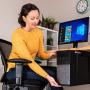 Penn Elcom Under-Desk Computer Mount, Adjustable with Slide-Out Access, 71 Inches - PC Tower Holder