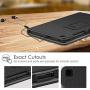 Fintie Folio Case for Samsung Galaxy Tab A 8.0 2019 Without S Pen Model (SM-T290 Wi-Fi, SM-T295 LTE), [Corner Protection] Slim Fit Premium Vegan Leather Stand Cover, Black
