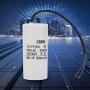 CBB60 Run Capacitor, Wire Lead 250VAC 120uF 50/60Hz Capacitor for Motor Air Compressor