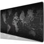 Halomy Gaming Mouse Pad - Large Desk Pad Mouse Pad with Non-Slip Natural Rubber Base, Double Weave Fabric Surface Design - Tight and Smooth, Fit Any Mouse, Keyboard and Laptop (90x40 Map)
