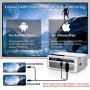 LCD Movie Projector, SAMMIX 5000 Lux 1080P and 200'' Screen Supported Video Projector for Home Theater, Compatible with TV Stick, Laptop, PS4, HDMI, VGA, TF, AV and USB (White) LCD Movie Projector, SAMMIX 5000 Lux 1080P and 200'' Screen Supported Video Projector for Home Theater, Compatible with TV Stick, Laptop, PS4, HDMI, VGA, TF, AV and USB (White)