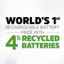 Energizer NH15BP-8 Rechargeable AA Batteries, 2300 mAh, Pre-Charged, 8 count (Recharge Power Plus)