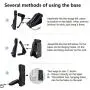 QR Barcode Scanner Dual 2.4G Wireless + Bluetooth 1D 2D Barcode Scanner QR PDF417 Data Matrix UPC Rechargeable Bar Code Scanner for Laptops/PC/Android/Apple iOS with Base