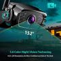 Wireless Backup Camera DVR Recorder Touch Button for rv/Camper/Motorhome/Trailer/Truck/Pickup/Van with 7HD 1080P Monitor 4 Cameras 152° Wide View Night Vision IP69K Waterproof Xroose FW01