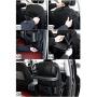 Car Back seat Organizer with Foldable Table Tray, PU Leather Car Back seat Organizer for Babies Toys Storage with Foldable Dining Table Holder Pocket for Baby and Kids
