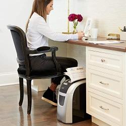 GBC Paper Shredder, 12 Sheet Capacity, Super Cross-Cut, 1 User, Personal, EX12-05 (1757390) , Black/Silver