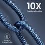 2-Pack LISEN iPhone Charger Cable, [MFi Certified] Lightning Cable, [Never Rupture] 2.4A Fast Charging Cord Compatible with iPhone 11 Pro Max X Xs XR 8 7 6 Plus iPad