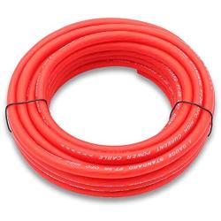 Welugnal 4 Gauge 26ft Red Power/Ground Wire True Spec and Soft Touch Cable for Car Amplifier Automotive Trailer Harness Wiring