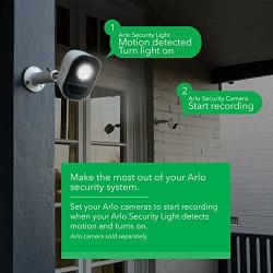 Arlo Lights - Smart Home Security Light | Wireless, Weather Resistant, Motion Sensor, Indoor/Outdoor, Multi-colored LED| 1 Light Kit  (ALS1101) camera not included
