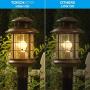 TORCHSTAR LED Dusk-to-Dawn A19 Light Bulb, Photo Sensor Outdoor Bulb, 9W (60W Eqv.), 800lm, 2700K Soft White, CRI 80+, UL & Energy Star Certified, for Porch, Front Door, 3 Years Warranty, Pack of 4
