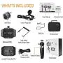 Comica CVM-WS50(C) Smartphone Wireless Lavalier Microphone with UHF 6 Channels 194 FT Wireless Range, Built-in Rechargeable Battery, Wireless Microphone for iPhone Samsung Huawei and More