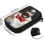 Hxuedan Captain Spaulding The Data Cable Storage Bag is A Portable and Independent Design SuitableVFor Travelers to Place The Data Cable, Earphone and Electronic Product Data Cable Storage Bag