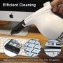 Compucleaner 2.0 -Durable ABS Plastic Electric High Pressure Air Duster - Computer Cleaner Blower - Keyboard Cleaner - Electronic Devices and Laptop Cleaner - Replaces Compressed Air Cans-White