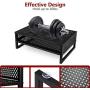 Simple Trending 2-Tier Monitor Stand Riser, Metal Desk Organizer Stand with Anti-Slip Suction Cup for Laptop, Computer, iMac, Pc, Printer, Black