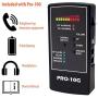 DefCon Security Products PRO-10G GPS Tracker Finder and Law-Grade Counter Surveillance Bug Sweep - Newest Professional Handheld Detection of All Active GPS Trackers, Mobile Phones
