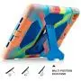 iPad Case 9.7 inch for 2017 iPad 5th Generation Case /2018 iPad 6th Generation Case/ 2016 iPad Pro Case / iPad Air 2 Case, Heavy Duty Shockproof Silicone Protect Case - Ice/Blue