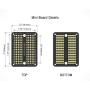 ElectroCookie Prototype PCB Solderable Breadboard for Electronics Projects Compatible for DIY Arduino Soldering Projects, Gold-Plated (5 Pack + 1 Mini Board, Matte Black)