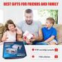 Heithen Classic Mini NES Retro Console, AV Output Game Console Built-in 620 Games with 2 Classic Controllers (Gray)