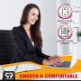 Multipurpose Office Desk Pad and Computer Desk Mat - Waterproof Office Desk Mat and Desk Blotter Pad - Home Office Accessories (Large (35.5'' x 17.5'') (Mango Creamsicle)