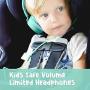AILIHEN I35 Kid Headphones with Microphone Volume Limited 85dB Children Girls Boys Teen Lightweight Foldable Wired Headset for School Online Course Chromebook Cellphones Tablets (Green Purple)