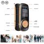 Smart Language Translator Device with WiFi or Hotspot 2.4 Inch Touch Screen Support 70 Languages Two Way Voice Translation for Travelling Learning Business Shopping(Black)