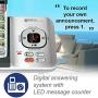 VTech CS6529 DECT 6.0 Phone Answering System with Caller ID/Call Waiting, 1 Cordless Handset, Silver/Black