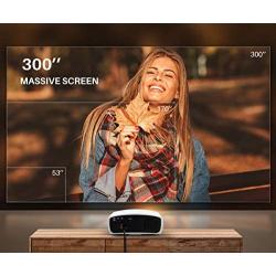 VIVIMAGE Explore 3 Native 1080P Projector, FHD Movies Projector 300'' for Home Theatre 60Hz Compatible TV Stick, 2 HDMI, VGA, Smartphone, PC, TV Box, PS5, ±40° Electronic Keystone Correction