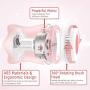 Leuxe Facial Cleansing Brush, IPX6 Waterproof Rotating Face Brush for Deep Cleansing, 3 Modes and Smart Timer