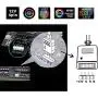 PC RGB LED Strip Light, Easy Install with 8pcs Strong Magnetic Clips, Black Silicone Housing 2PCS Strips 42LEDs for 12V 4-Pin RGB LED Header, ASUS Aura RGB, MSI Mystic Light, Gigabyte RGB Funsion M/B