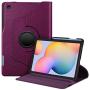 Fintie Rotating Case for Samsung Galaxy Tab S6 Lite 10.4 2020 Model SM-P610 (Wi-Fi) SM-P615 (LTE), [Built-in S Pen Holder] 360 Degree Swivel Stand Cover Auto Sleep/Wake, Purple